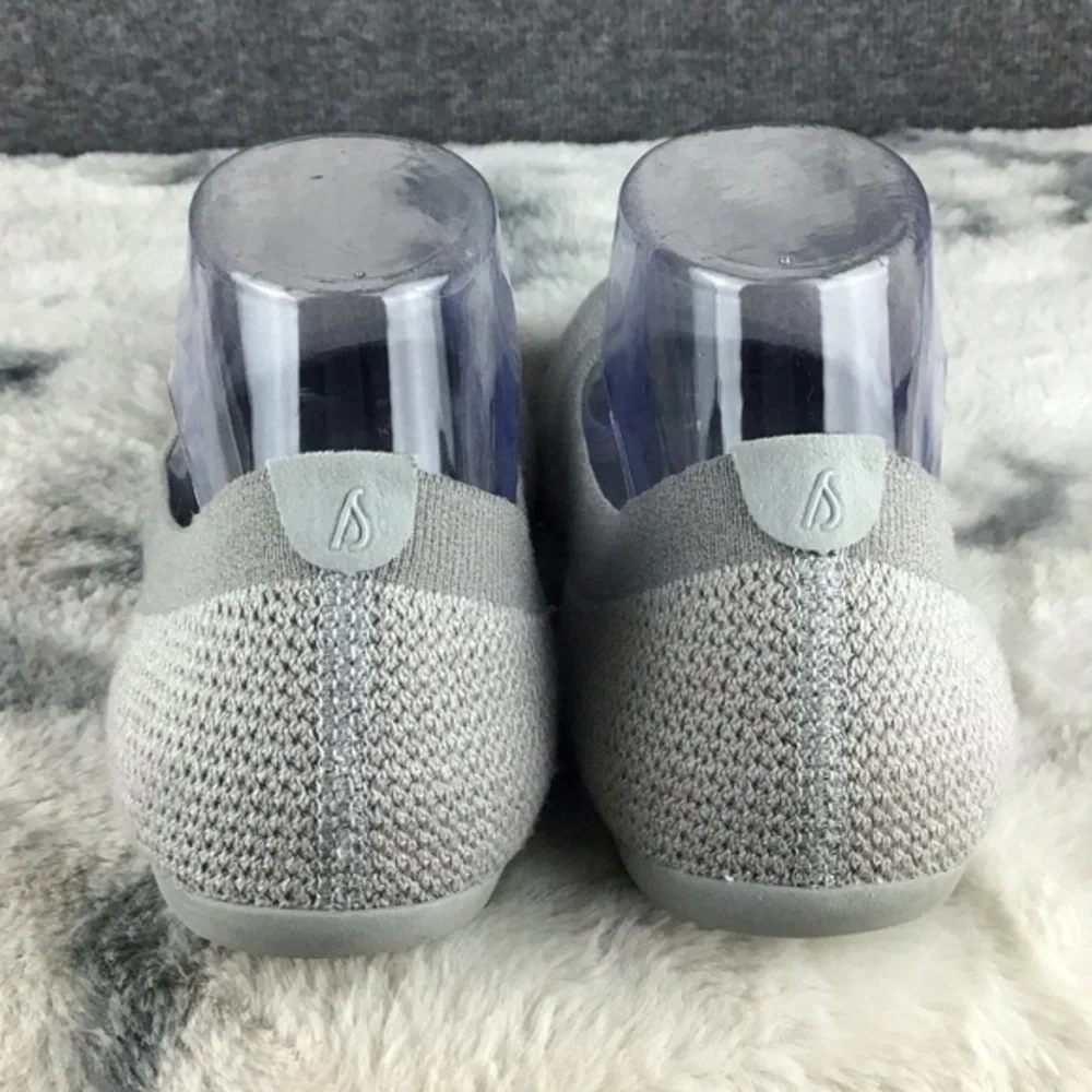 Allbirds Women's Tree Breezers Gray‎ Knit Flats Size 9